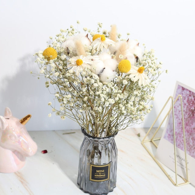 NATURAL DRIED FLOWER GYPSOPHILA BOUQUETS